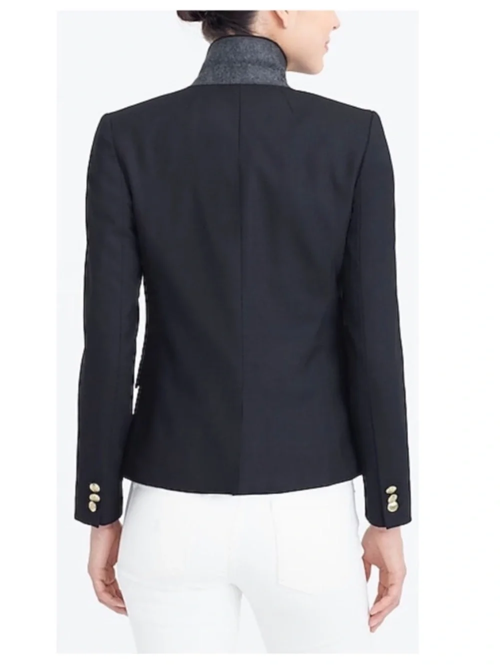 J. Crew Schoolboy Blazer Tailored in Black Size 2